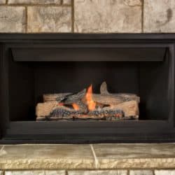 gas fireplace flue open or closed