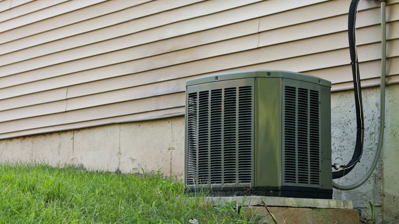 Residential central air conditioning unit